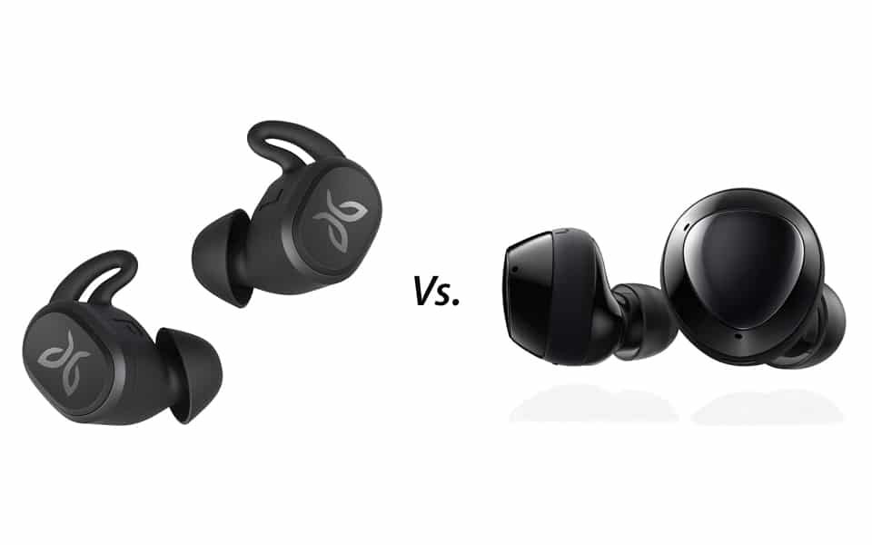 Carcasa si casti Samsung Galaxy Buds+ si Jaybird Vista.